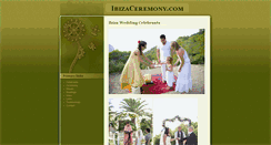 Desktop Screenshot of ibizaceremony.com