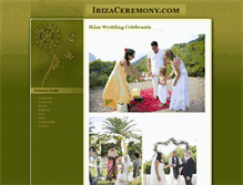 Tablet Screenshot of ibizaceremony.com